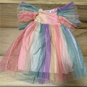 Lola & the boys - Multiple Color Tulle Dress Size 4-5